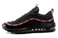 hommes casual chaussures nike air max 97 lx undefeated black